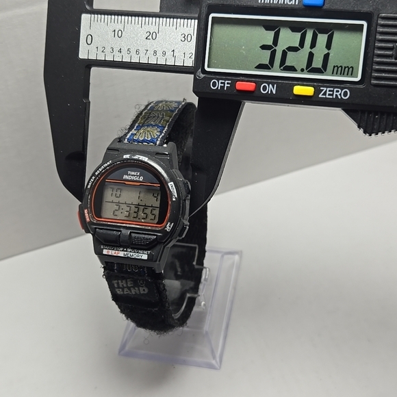 1994 Vintage Timex Ironman Triathlon 8 Lap 50M Chronograph Alarm New Battery - Picture 4 of 9